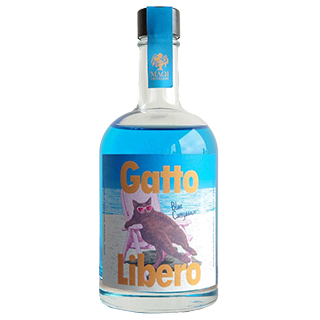 Gatto Libero　ブルーキュニャーーーソー　馬追蒸溜所_ブルーキュラソーリキュール（46度/500ml）(4021136)