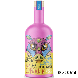 ラ・コフラディア・アレブリヘス・ストロベリークリーム　_ テキーラクリームリキュール　(17度/700ml)(4040250)
