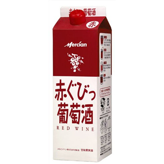メルシャン　赤ぐびっ葡萄酒　パック（1L）(5300108)