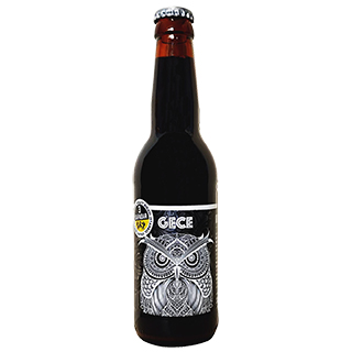 Gece　ゲジェ・ダークビール　_トルコビール（5度/330ml）(6990246)