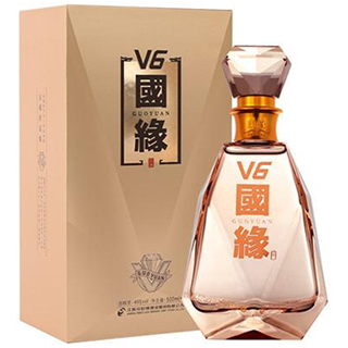 ＜お取寄せ品・要1週間前後＞國縁V6　_中国酒白酒（49度/500ml）(9000086)