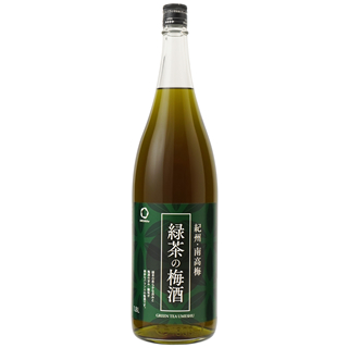 中野BC　 緑茶の梅酒（旧名：紀州　緑茶梅酒）（12度/1.8L）(9010020)