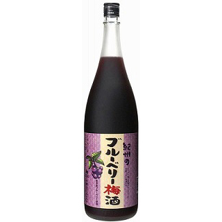 紀州のブルーベリー梅酒（12度/1.8Ｌ）(9010110)