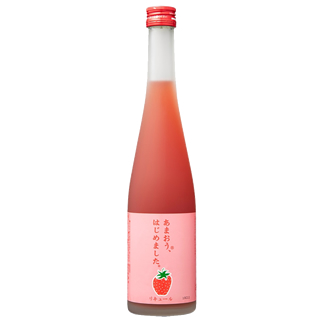あまおう、はじめました。 　_篠崎 あまおう梅酒 (6度/500ml）(9010185)
