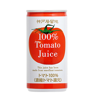 神戸居留地・トマト100％　_濃縮トマト還元（185ml） (9999014)