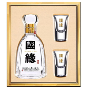 ＜ご好評につき完売＞四開國縁　ギフトセット　_中国酒白酒（42度/100ml）(9000092)