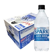 ＜送料無料_※北海道・沖縄県・クール便は対象外＞サントリー 天然水 スパークリング 1ケース（500ml×24本）(9890168)¶