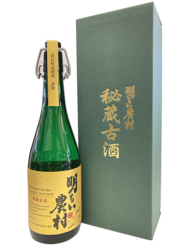 【本格焼酎】明るい農村 麦焼酎原酒 熟成古酒 720ml