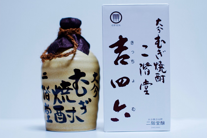 大分麦焼酎　二階堂　吉四六（きっちょむ）　オリジナル壺入り　1800ml