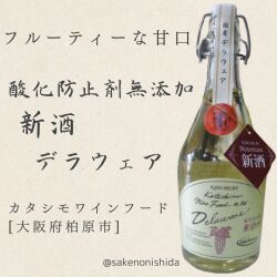 カタシモ酸化防止剤無添加デラウェア新酒
