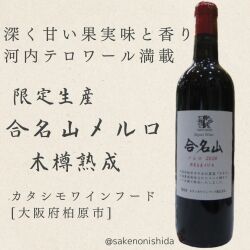 カタシモワイン合名山メルロ