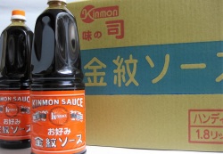 金紋（きんもん）ソース　お好み焼きソース　1800mlペット　株式会社金紋ソース本舗