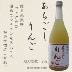 梅乃宿あらごしりんご720ml