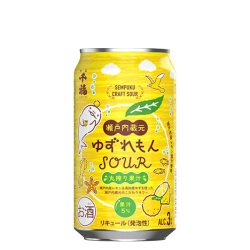 千福、瀬戸内蔵元ゆずれもんSOUR350ml缶