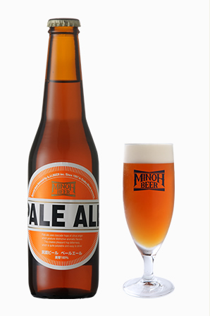 ～大阪の地ビール～　箕面ビール　ペール・エール　PALE ALE　330ml瓶