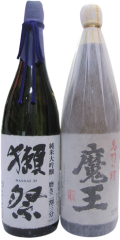 魔王3本、獺祭・焼酎1本 魔王 720ml 3本 焼酎