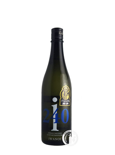 岩の井　i240 純米大吟醸　五百万石 無濾過生原酒　720ｍｌ【千葉】