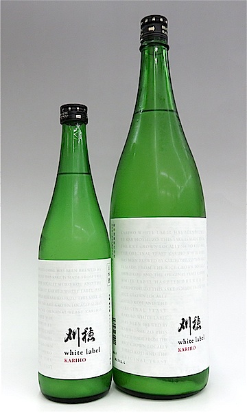 刈穂 ホワイトラベル 純米酒 720ml 秋田の地酒屋 佐金酒店