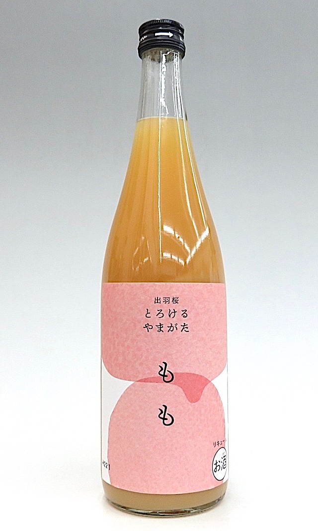 出羽桜 とろけるやまがた もも 720ml 秋田の地酒屋 佐金酒店