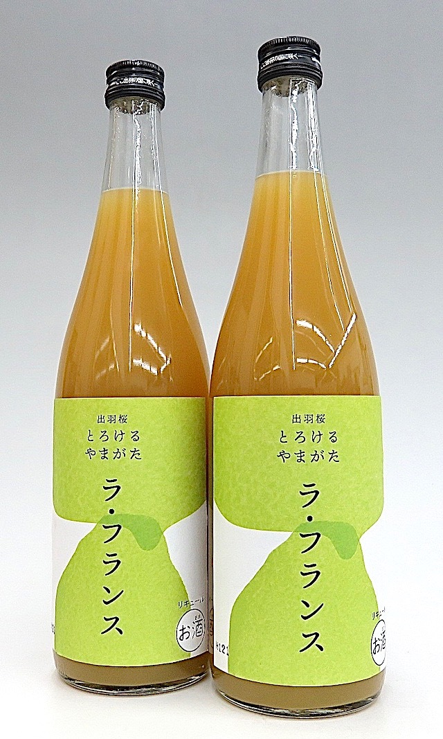 出羽桜 とろけるやまがた ラ・フランス 720ml 秋田の地酒屋 佐金酒店