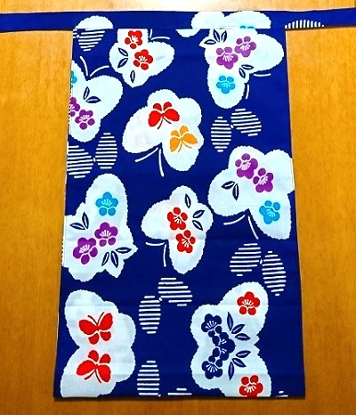 越中　蝶（岡生地）｜鮮やかな青・生地質最高