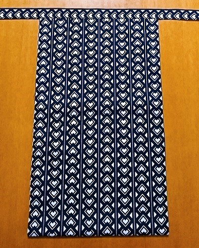 越中　菱形ハート（コーマ糸）｜モダンな和柄