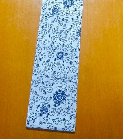 六尺半幅　小梅（さらし生地）｜忍耐力・生命力の象徴