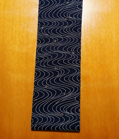 六尺半幅　流水つばめ（コーマ糸）｜薄い生地で涼しい