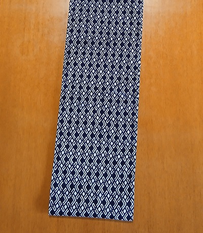 六尺半幅　菱繋ぎ（特岡生地）｜ジグザグ模様