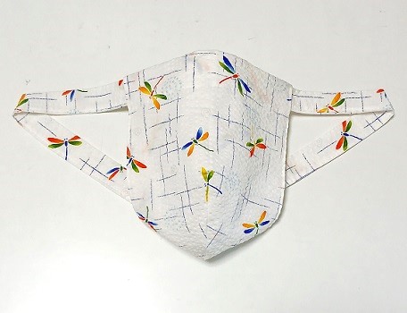 黒猫　秋とんぼ（綿100％）｜赤ちゃん浴衣生地でフワフワ