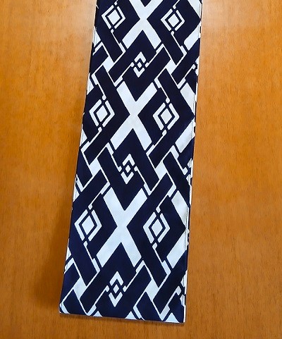 六尺半幅　菱繋ぎ大（特岡生地）｜菱は「無病息災」を表します