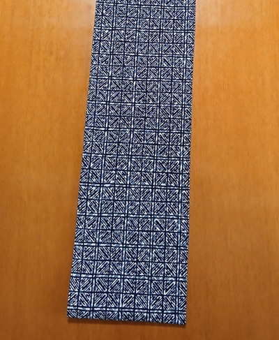 六尺半幅　四角囲い（特岡生地）｜青紺白でいい感じ