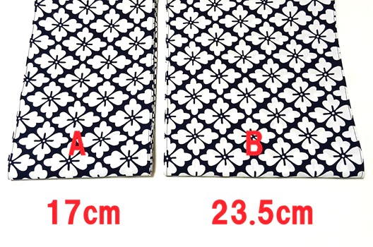 六尺　四合わせ（特岡生地）｜白が映える生地