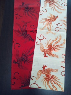 六尺半幅　鳳凰（特岡生地）｜贈り物に最適。不死鳥が幸せを運ぶ