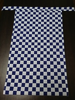 越中　Tokyo2020（さらし生地）｜紺市松