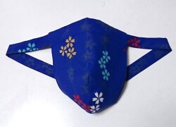 黒猫　青なでしこ（特岡生地）｜きれいな青