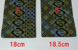 六尺半幅　茶緑吉原（特岡生地）｜水色が輝く