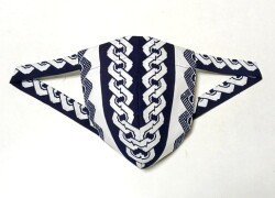 黒猫　四連吉原（特岡生地）｜定番の吉原柄