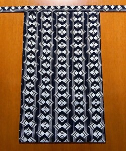 越中　ダイヤ繋ぎ（特岡生地）｜菱形が繋ぐお守り