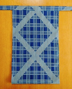 越中　大菱形ねずみ色（特岡生地）｜色の組み合わせ最高