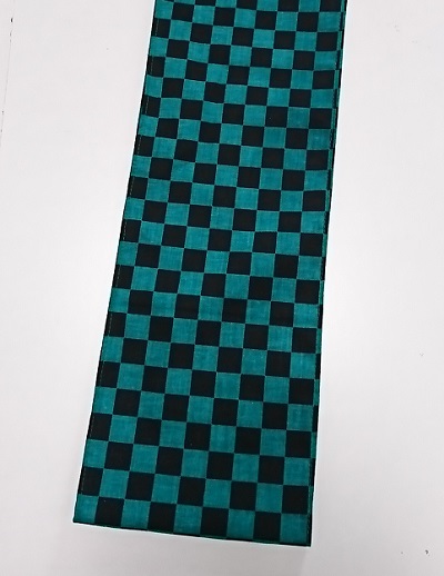 六尺半幅 刃の着物柄（さらし生地）｜アニメ人気に乗っかり