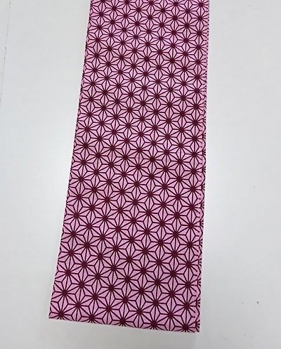 六尺半幅 刃の着物柄（さらし生地）｜アニメ人気に乗っかり