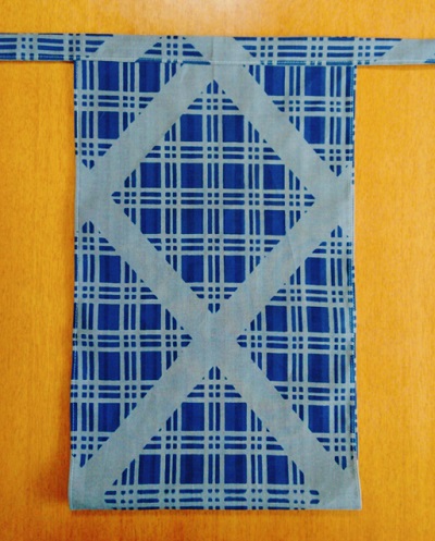 越中　大菱形ねずみ色（特岡生地）｜色の組み合わせ最高