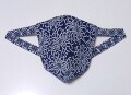 黒猫　白糸菊（特岡生地）｜邪気を払う菊柄