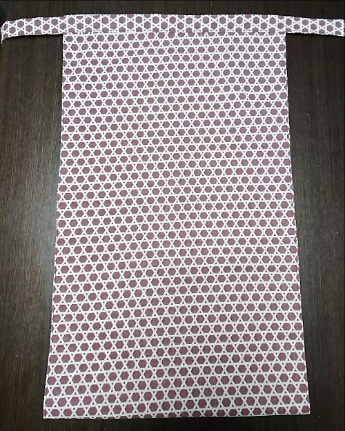 越中　籠・ワインセピア（さらし生地）｜赤茶を濁したような色合い