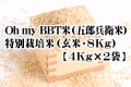 【2026年度新米】Oh my BBT米（五郎兵衛米）・特別栽培米（玄米・8Kg【4ｋ袋×2】）