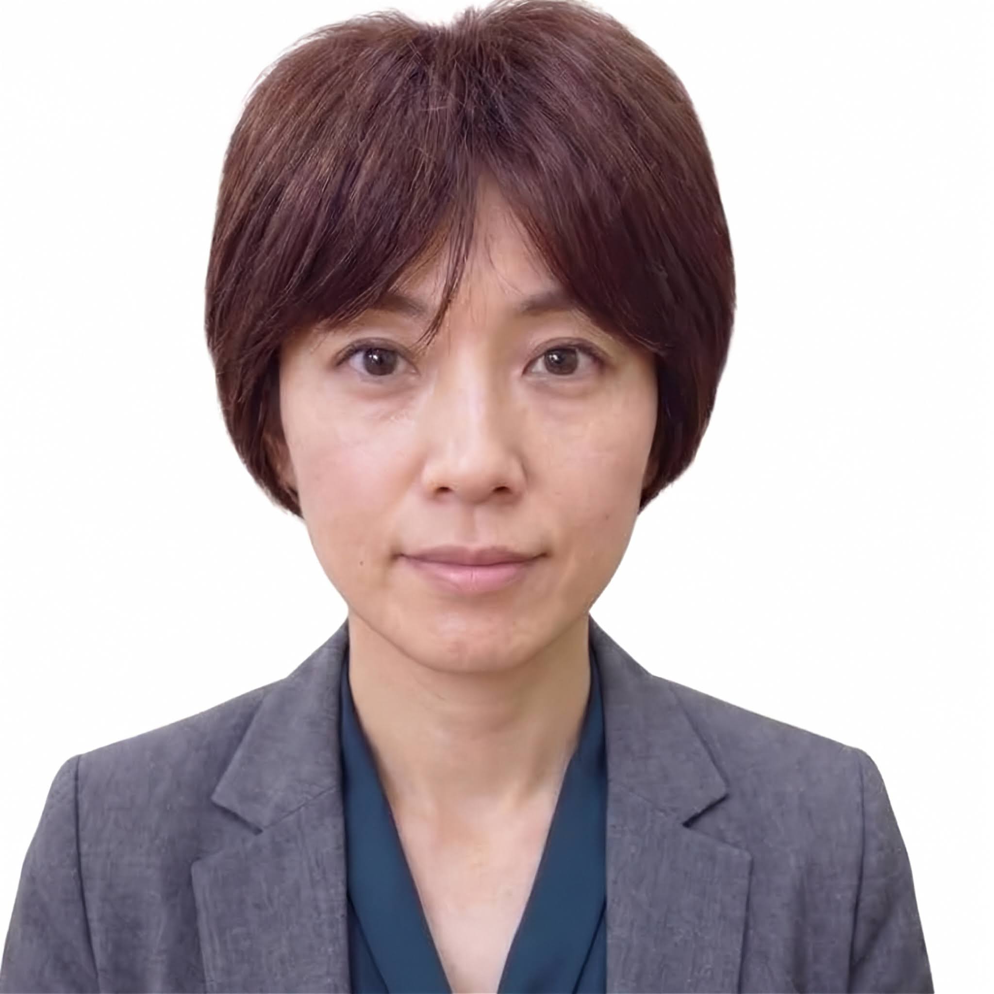 人毛ミックスMIX ショートウィッグ マッシュヘア襟足外ハネ 半手植え製 hm2520