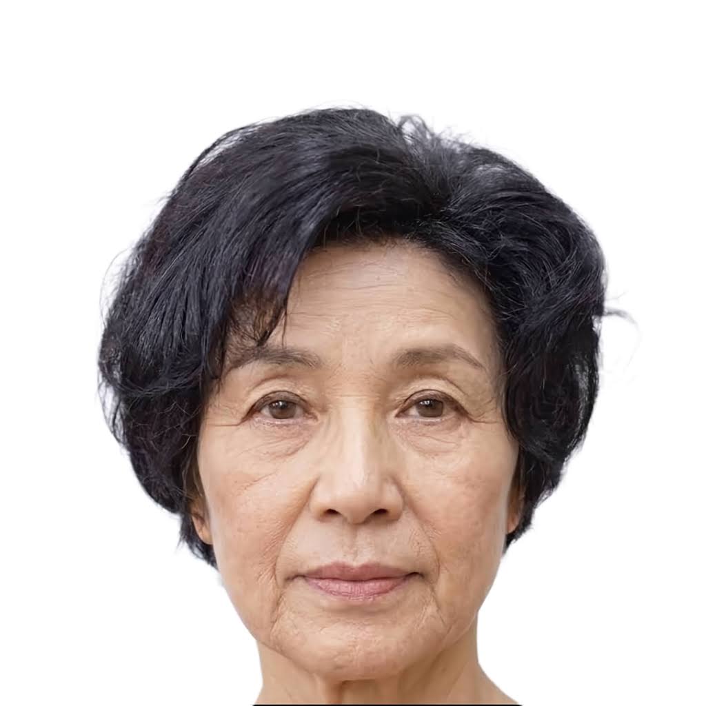 フルウィッグ  ミセス・シニア向け ウェーブヘアー総手植え製 k-5 医療用にも最適