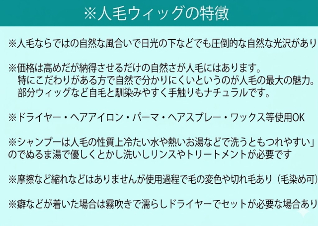 人毛100% 男性用部分ウィッグ Lサイズ（top-104）｜左分け・特殊人工