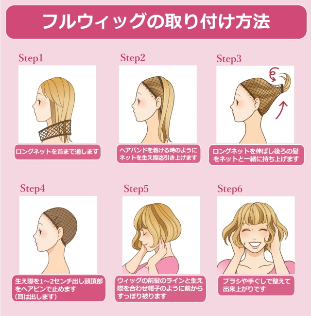 ミセス向けフルウィッグ 女性用 全かつら 人工毛 機械植え製 白髪染め